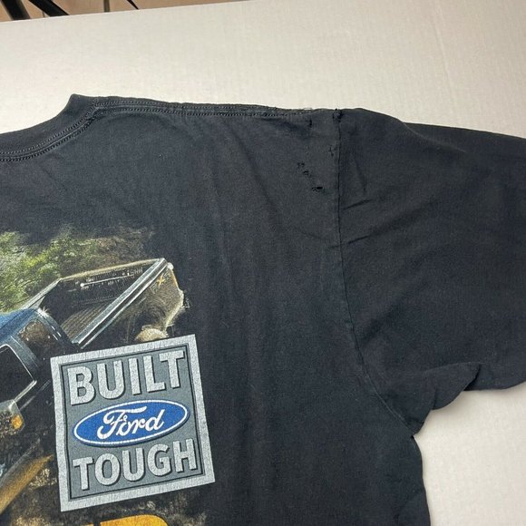 vintage Y2K Ford Truck Built Tough Racing T Shirt by Chase Authentics Size XXXL - Picture 7 of 8